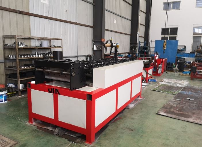 HVAC Air Duct Flexible Connector Making Forming Fabrication Machine